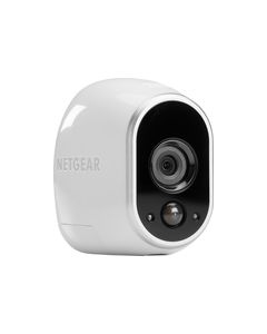 NETGEAR - Arlo Smart Home Indoor/Outdoor Wireless High-Definition IP Security Camera - White/Black