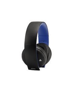 Sony - Gold Wireless Stereo Headset for PlayStation 4 and PlayStation 3 - Black