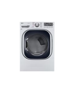 LG - 7.4 Cu. Ft. 14-Cycle Steam Gas Dryer - White
