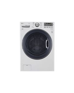 LG - TurboWash 4.3 Cu. Ft. 12-Cycle High-Efficiency Steam Front-Loading Washer - White