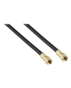 Rocketfish™ - 6' RG6 In-Wall Indoor/Outdoor Coaxial A/V Cable - Black
