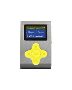 Eclipse - Fit Clip 4GB* MP3 Player - Silver/Yellow